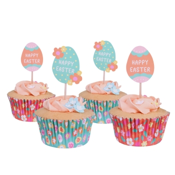Cupcake Set - Easter Eggs